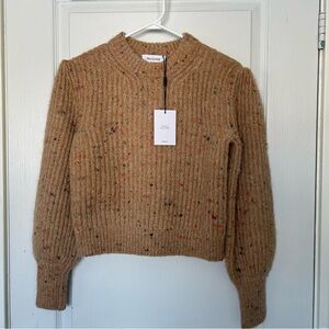 NWT NAADAM The World’s Fairest Cashmere Women's Textured Camel Sweater XS